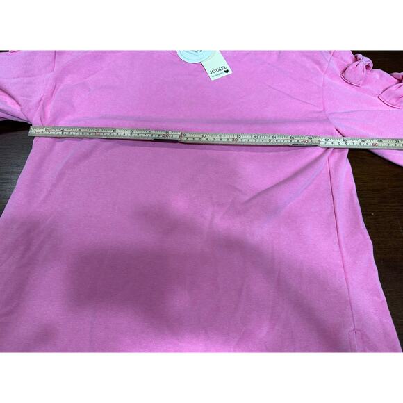 Jodifl Frenchie Bow Top Women Small Pink Preppy University Sorority Comfy Lounge - Picture 5 of 8